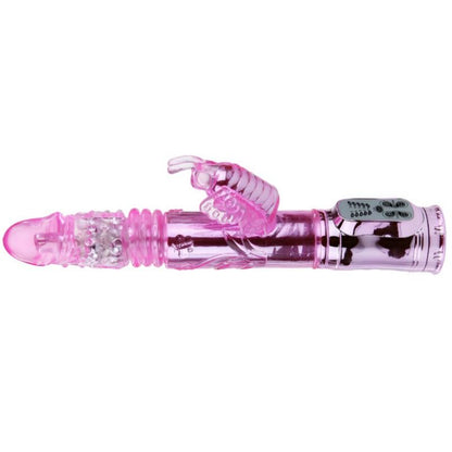 BAILE - WIEDERAUFLADBARER VIBRATOR MIT ROTATION UND POCHENDEN SCHMETTERLINGSSTIMULATOR - Sexotim