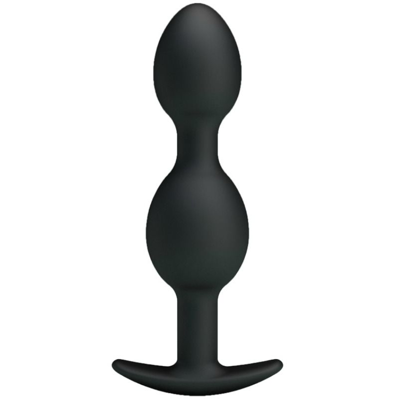 PRETTY LOVE - SILIKON ANALKUGELN 12.5 CM SCHWARZ - Sexotim