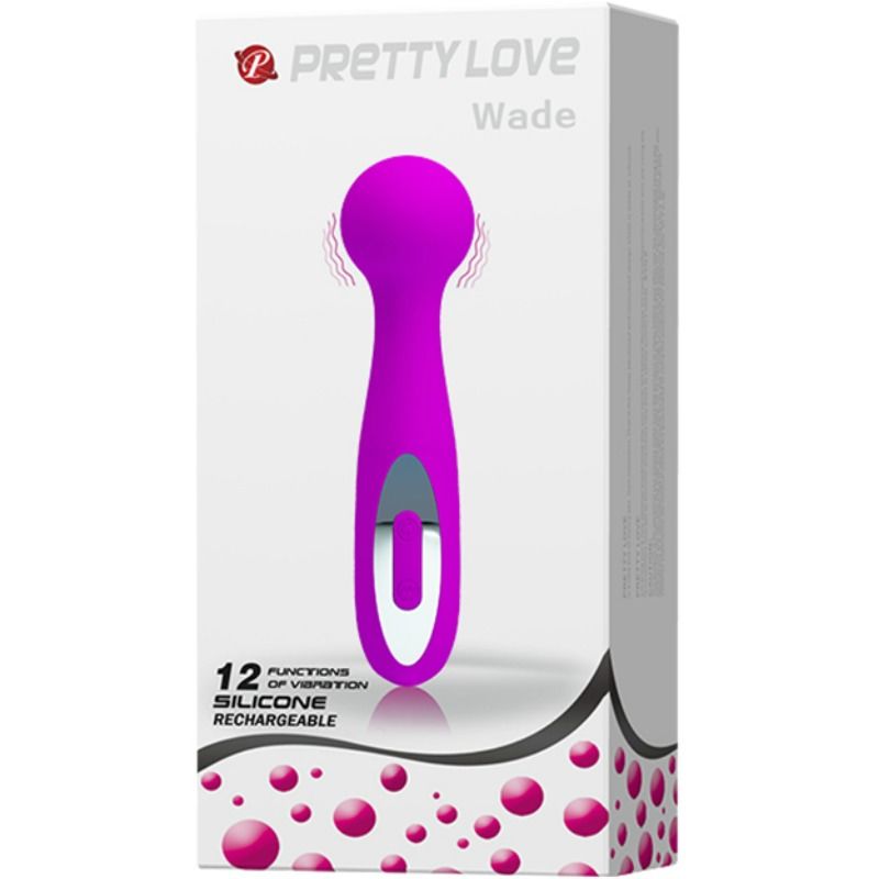 PRETTY LOVE - WADE WIEDERAUFLADBARES MASSAGER 12 FUNKTIONEN - Sexotim