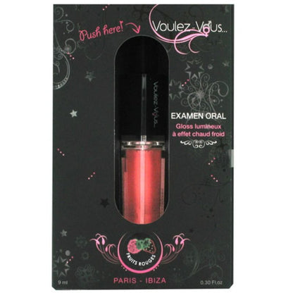 VOULEZ-VOUS - LEICHTER GLANZ MIT WIRKUNG HEISS KALT - ROTE BEEREN 10 ML - Sexotim