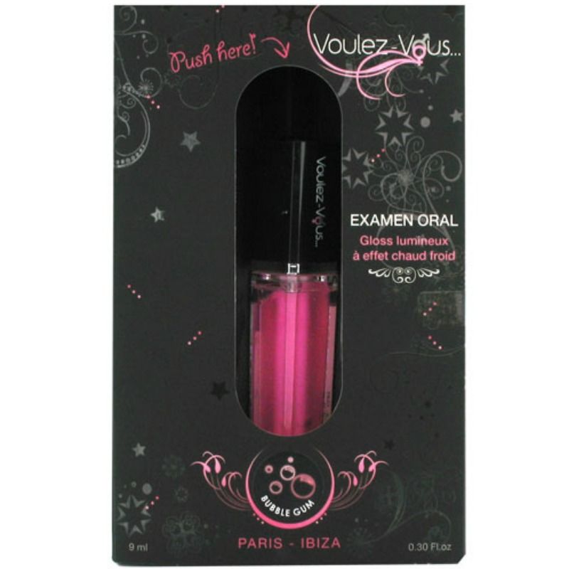 VOULEZ-VOUS - LEICHTER GLANZ MIT HEISS-KALT-EFFEKT - BUBBLEGUM 10 ML - Sexotim