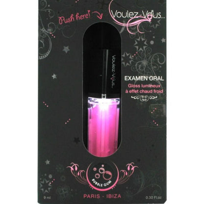 VOULEZ-VOUS - LEICHTER GLANZ MIT HEISS-KALT-EFFEKT - BUBBLEGUM 10 ML - Sexotim