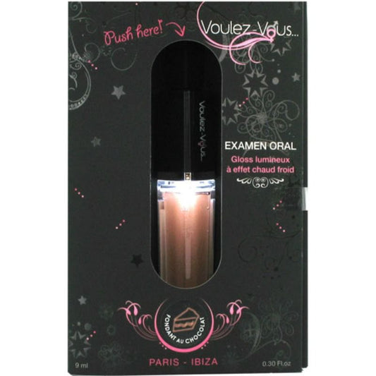 VOULEZ-VOUS - LEICHTER GLANZ MIT WIRKUNG HEISS KALT - SCHOKOLADENFONDANTGESCHMACK 10 ML - Sexotim