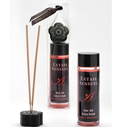 EXTASE SENSUAL - MASSAGEÖL MIT EXTRA FRISCHEM ERDBEEREFFEKT 100 ML - Sexotim
