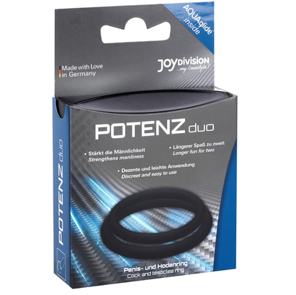 JOYDIVISION POTENZDUO - RINGE SCHWARZ - M - Sexotim