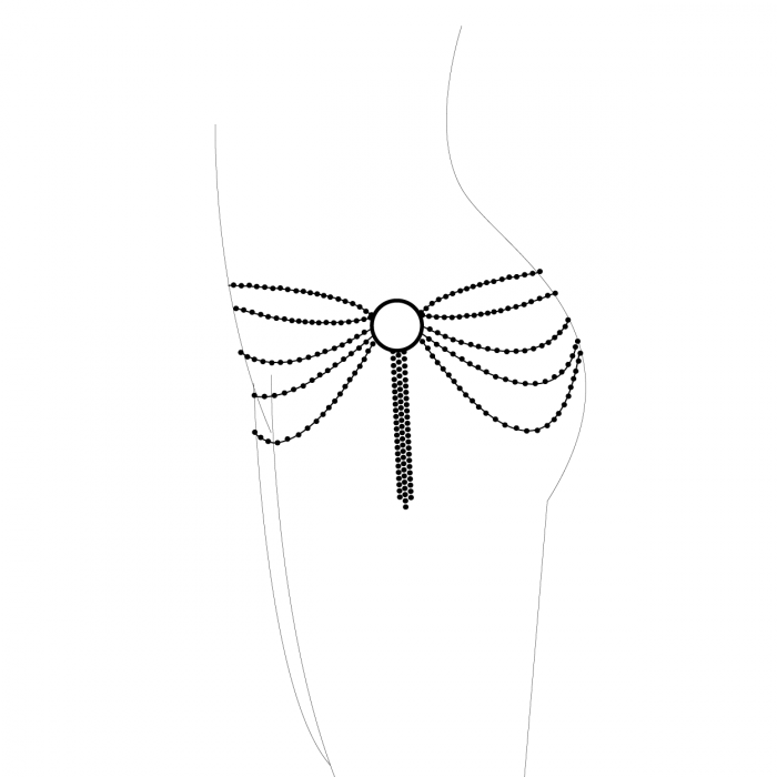 BIJOUX - MAGNIFIQUE METALLKETTE SCHMUCKSTÜCK FÜR SILBERNE TAILLE - Sexotim