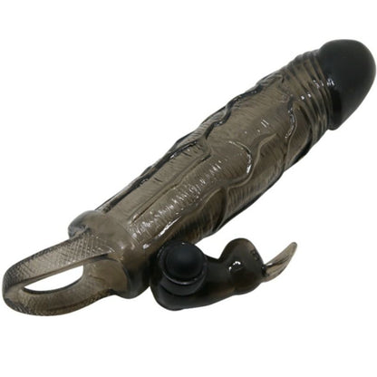 BAILE - BRAVE MAN PENISABDECKUNG MIT KANINCHEN SCHWARZ 16.5 CM - Sexotim