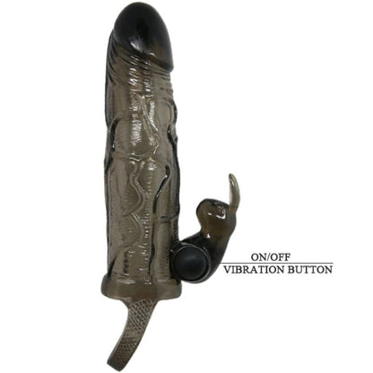 BAILE - BRAVE MAN PENISABDECKUNG MIT KANINCHEN SCHWARZ 16.5 CM - Sexotim