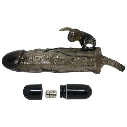BAILE - BRAVE MAN PENISABDECKUNG MIT KANINCHEN SCHWARZ 16.5 CM - Sexotim