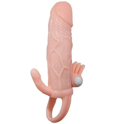 BAILE - BRAVE MAN PENISHÜLLE MIT KLITORIS UND ANALSTIMULATION FLEISCH 16.5 CM - Sexotim