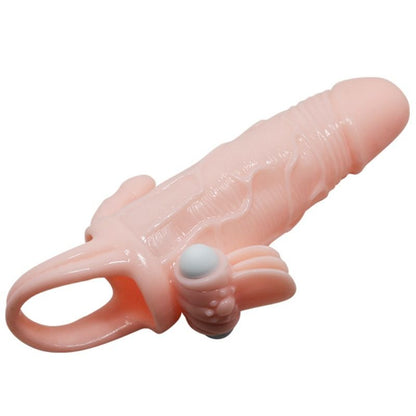 BAILE - BRAVE MAN PENISHÜLLE MIT KLITORIS UND ANALSTIMULATION FLEISCH 16.5 CM - Sexotim