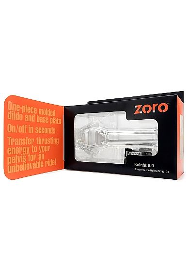 PERFECT FIT BRAND - ZORO KNIGHT HOLLOW STRAP ON 6 INCH - Sexotim