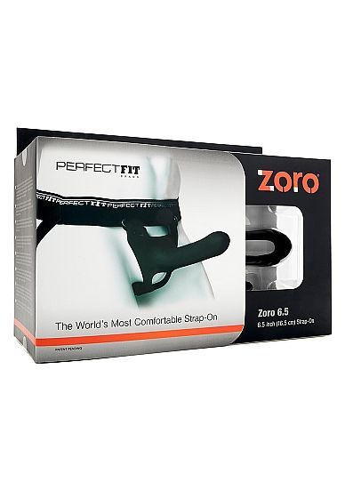 PERFECT FIT BRAND - ZORO STRAP ON 6.5 W S/M GÜRTEL SCHWARZ - Sexotim