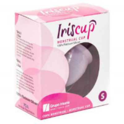 IRISCUP - KLEINER ROSA MONATSBECHER A + KOSTENLOSER STERILISATORBEUTEL