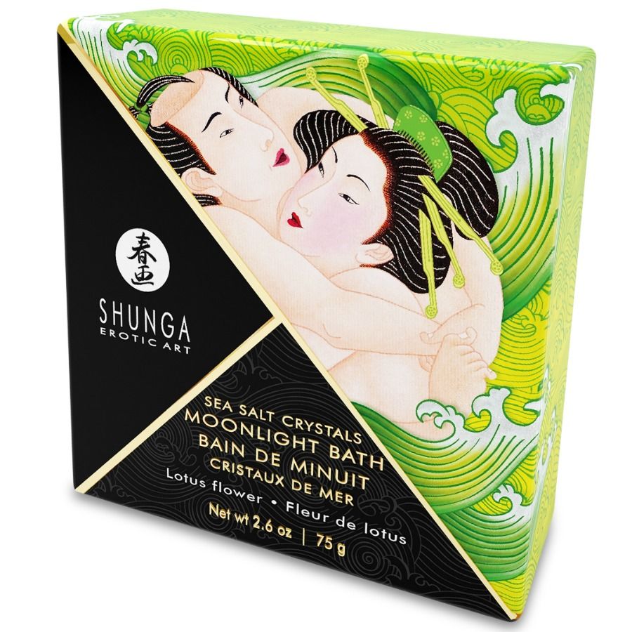 SHUNGA - BAD ODER SALZE MIT LOTUSGESCHMACK 75 GR - Sexotim