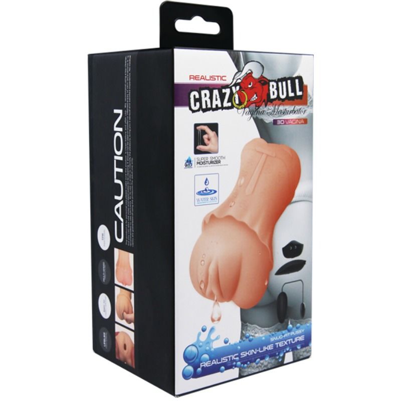 CRAZY BULL - WATER SKIN VAGINA MASTURBADOR MIT VIBRIERENDER BULLET 2 - Sexotim