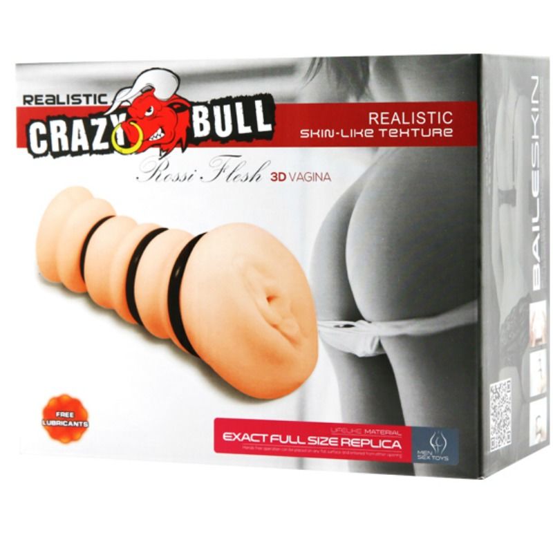 CRAZY BULL - MASTURBADOR MIT RINGEN VAGINA MODELL 2 - Sexotim