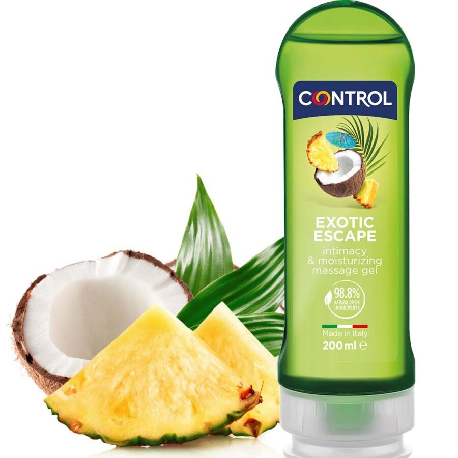 CONTROL - 2 EN 1 MASSAGE & VERGNÜGEN EXOTISCH 200 ML - Sexotim