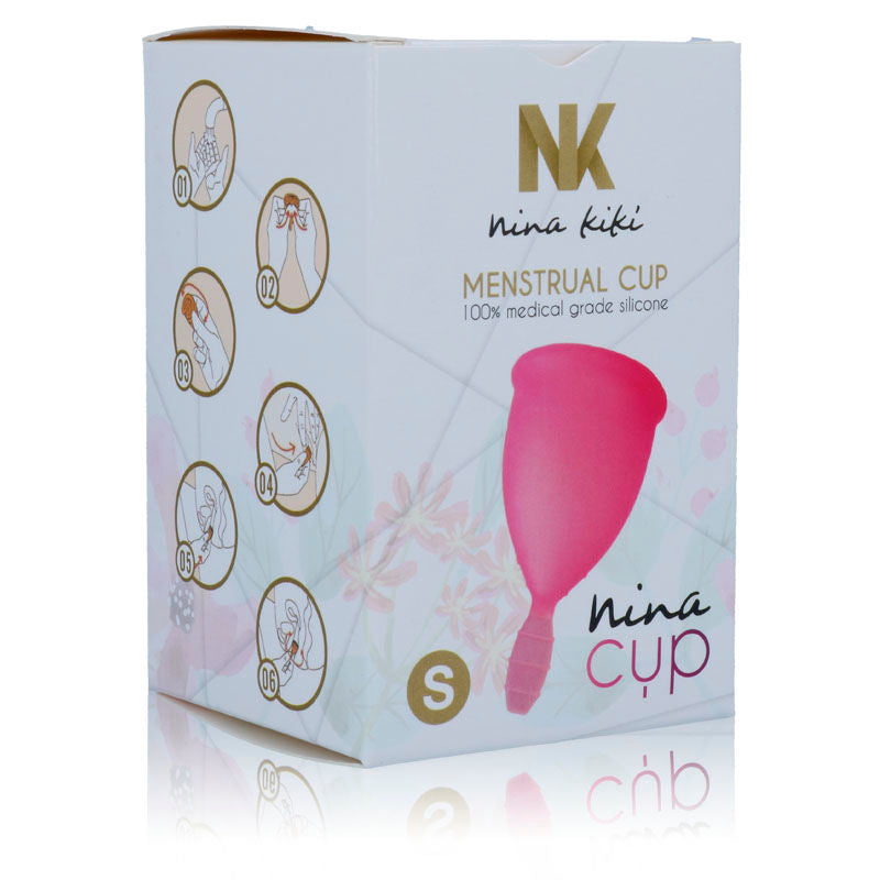 NINA KIKÍ - MENSTRUAL CUP ROSA - GRÖSSE S - Sexotim