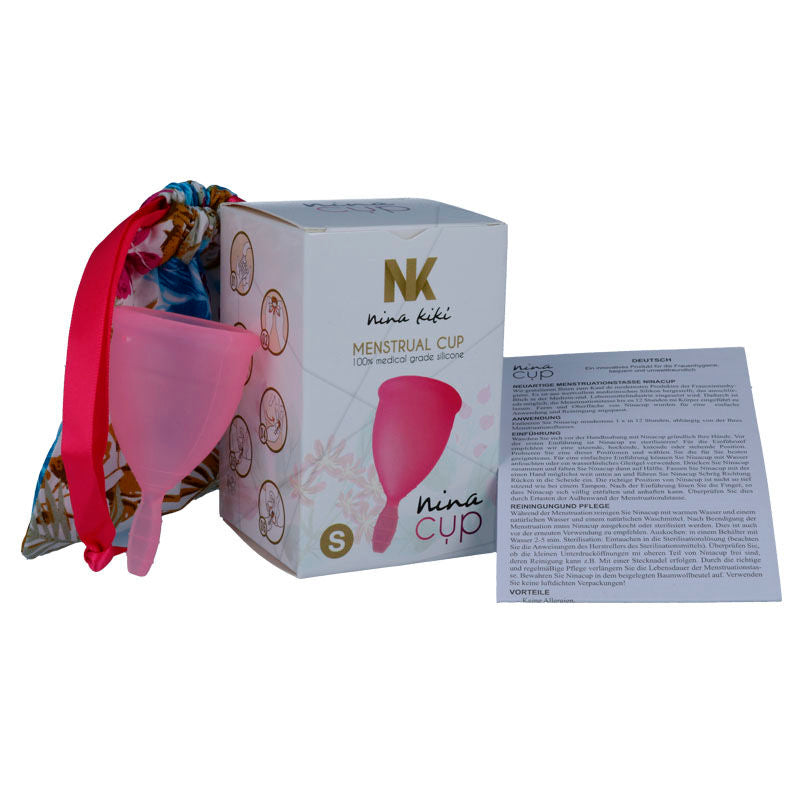 NINA KIKÍ - MENSTRUAL CUP ROSA - GRÖSSE S - Sexotim