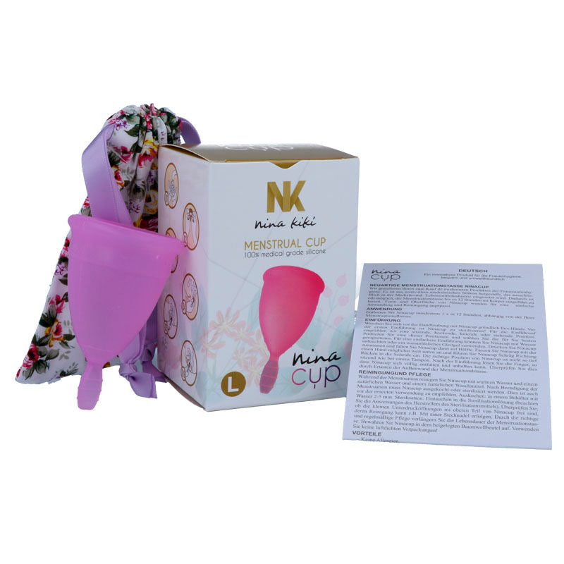 NINA KIKÍ - MENSTRUAL CUP LILA - GRÖSSE L - Sexotim