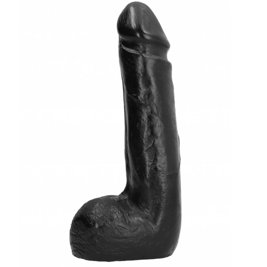 ALL BLACK - WEICHER SCHWARZER REALISTISCHER DILDO 20 CM - Sexotim