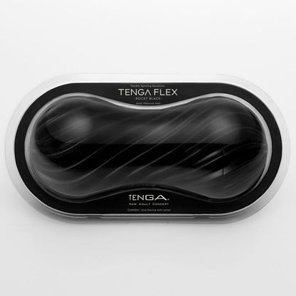 TENGA - FLEX MÄNNLICHER MASTUBADOR SCHWARZ - Sexotim