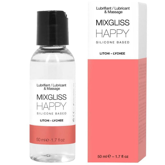 MIXGLISS - HAPPY LITCHI SILIKON-GLEITMITTEL 50 ML - Sexotim