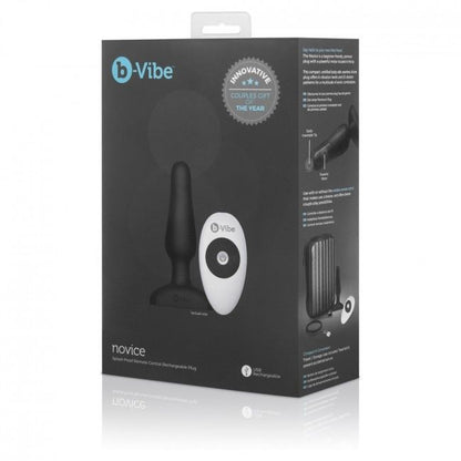 B-VIBE - NOVICE ANAL-PLUG MIT FERNBEDIENUNG SCHWARZ - Sexotim