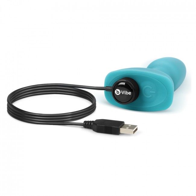 B-VIBE - RIMMING ANALPLUG MIT FERNBEDIENUNG, PETITE TEAL - Sexotim