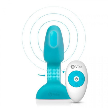 B-VIBE - RIMMING ANALPLUG MIT FERNBEDIENUNG, PETITE TEAL - Sexotim