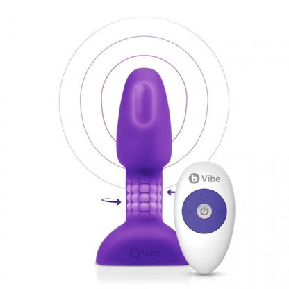 B-VIBE - RIMMING ANALPLUG MIT FERNBEDIENUNG PETITE FLIEDER - Sexotim