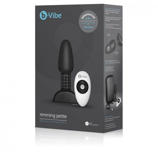 B-VIBE - RIMMING ANALPLUG MIT FERNBEDIENUNG PETITE SCHWARZ - Sexotim