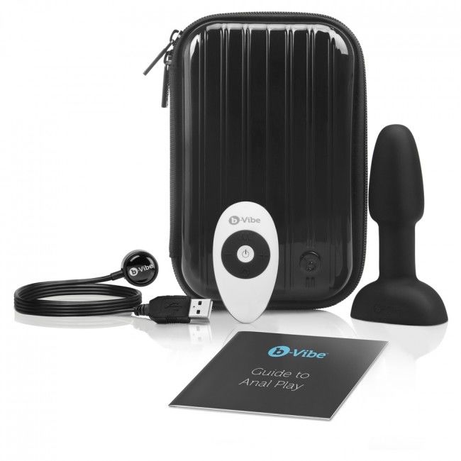 B-VIBE - RIMMING ANALPLUG MIT FERNBEDIENUNG PETITE SCHWARZ - Sexotim