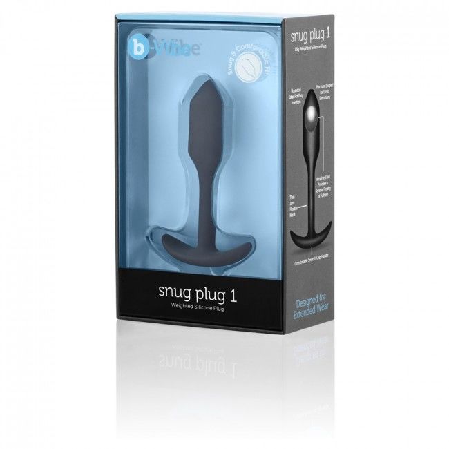 B-VIBE - SNUG PLUG 1 SCHWARZ - Sexotim