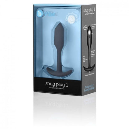 B-VIBE - SNUG PLUG 1 SCHWARZ - Sexotim