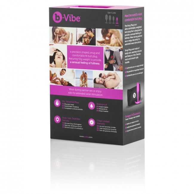 B-VIBE - SNUG PLUG 1 ROSA - Sexotim