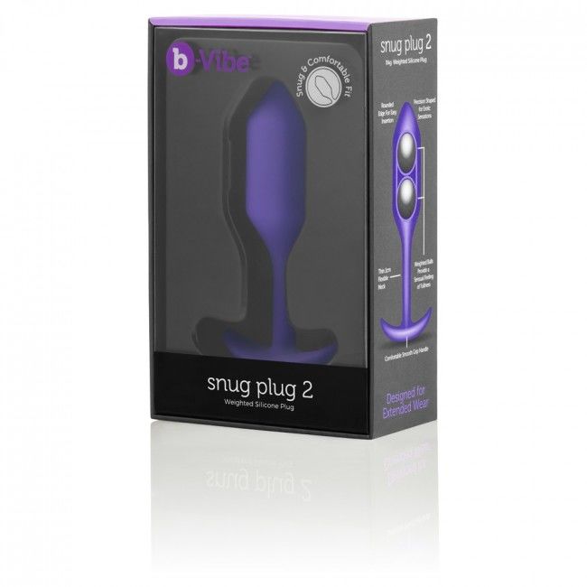 B-VIBE - SNUG ANAL PLUG 2 FLIEDER - Sexotim