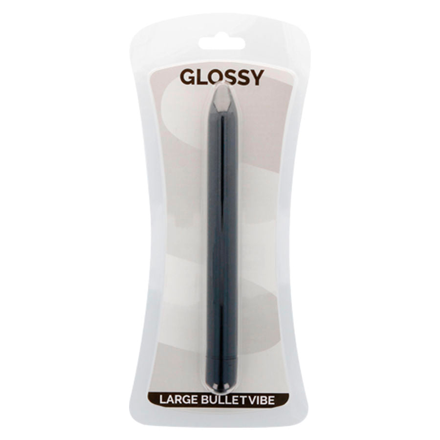 GLOSSY - SCHLANKER VIBRATOR SCHWARZ - Sexotim