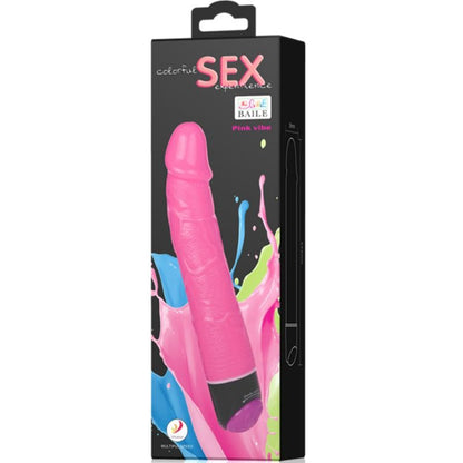 BAILE - BUNTER SEX REALISTISCHER VIBRATOR ROSA 23 CM - Sexotim