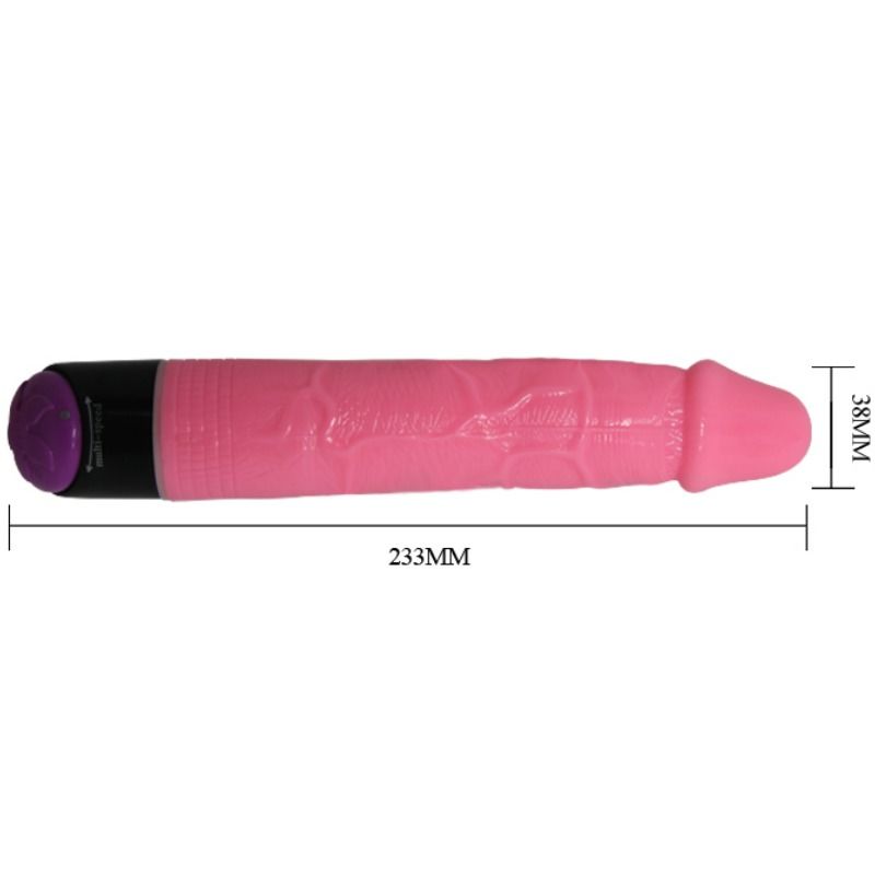 BAILE - BUNTER SEX REALISTISCHER VIBRATOR ROSA 23 CM - Sexotim