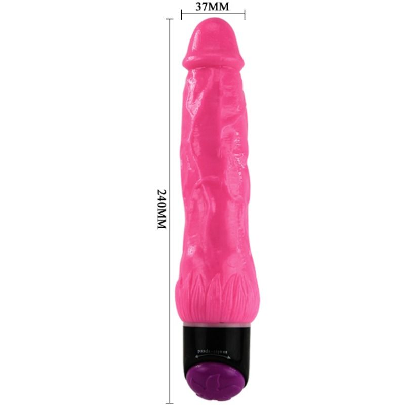 BAILE - BUNTER SEX REALISTISCHER VIBRATOR ROSA 24 CM - Sexotim