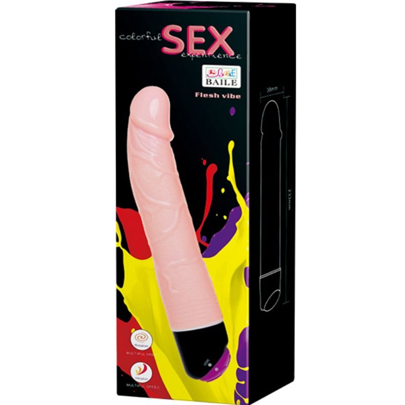 BAILE - BUNTE SEX VIBRATION UND ROTATION 24 CM - Sexotim