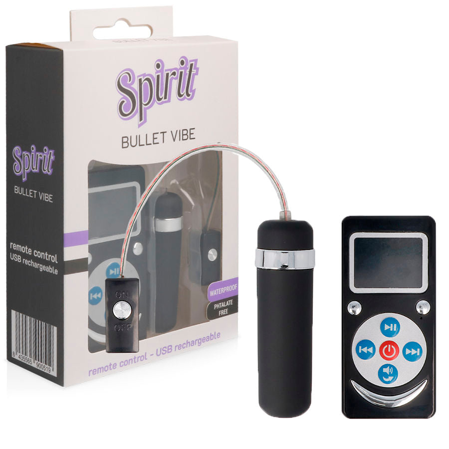 SPIRIT - VIBRATIONSKUGEL PREMIUM SCHWARZ - Sexotim