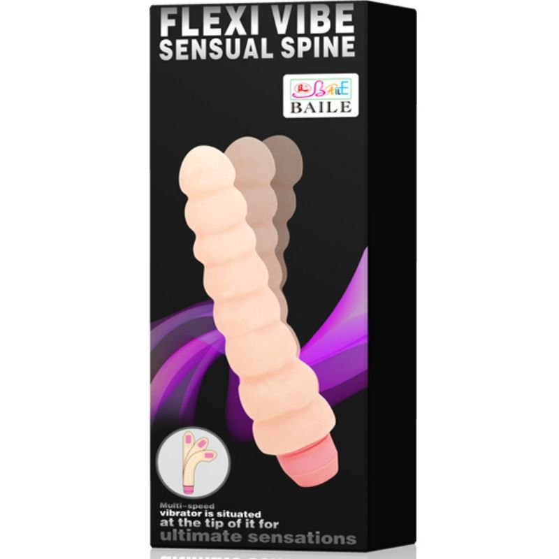 BAILE - FLEXI VIBE SENSUAL SPINE FLEXIBLER VIBRATOR 19 CM - Sexotim