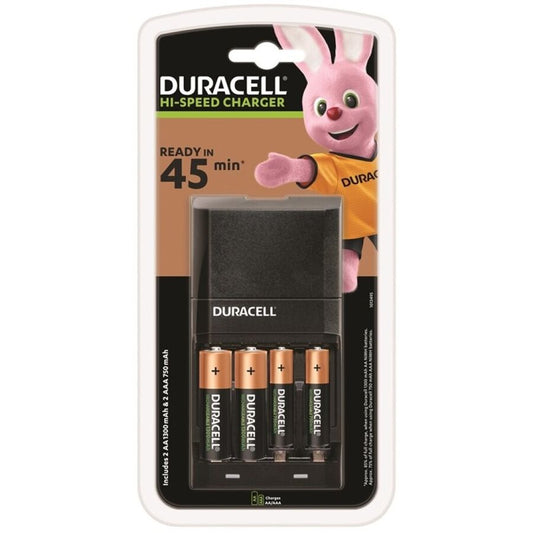 DURACELL - LADEGERT 45MIN. + 2xAA 1700mAh + 2xAAA 750mAh