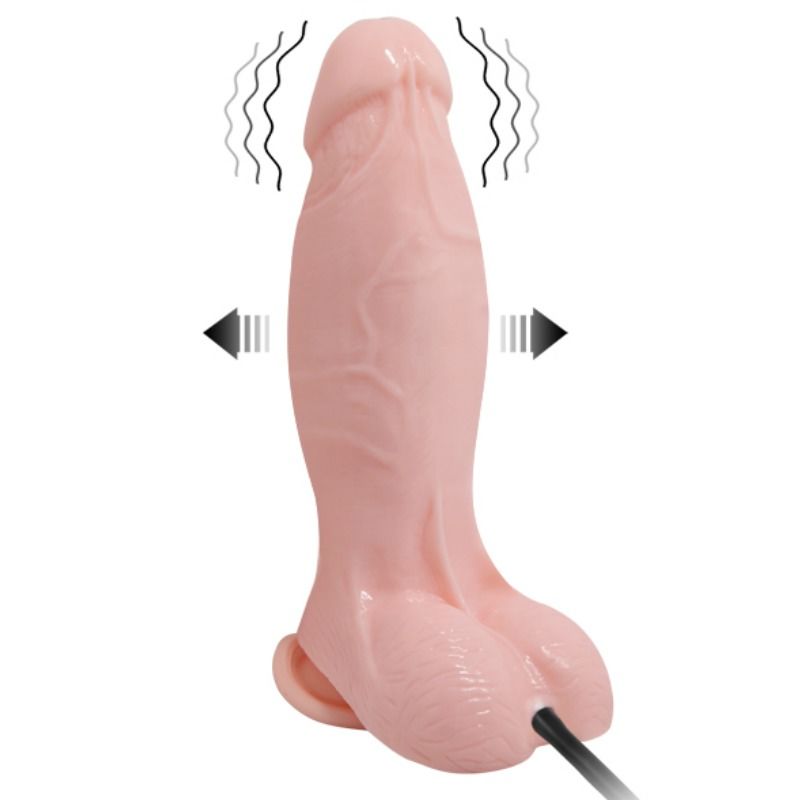 BAILE - REALISTISCHER VIBRIERENDER UND AUFBLASBARER DILDO 18.8 CM - Sexotim