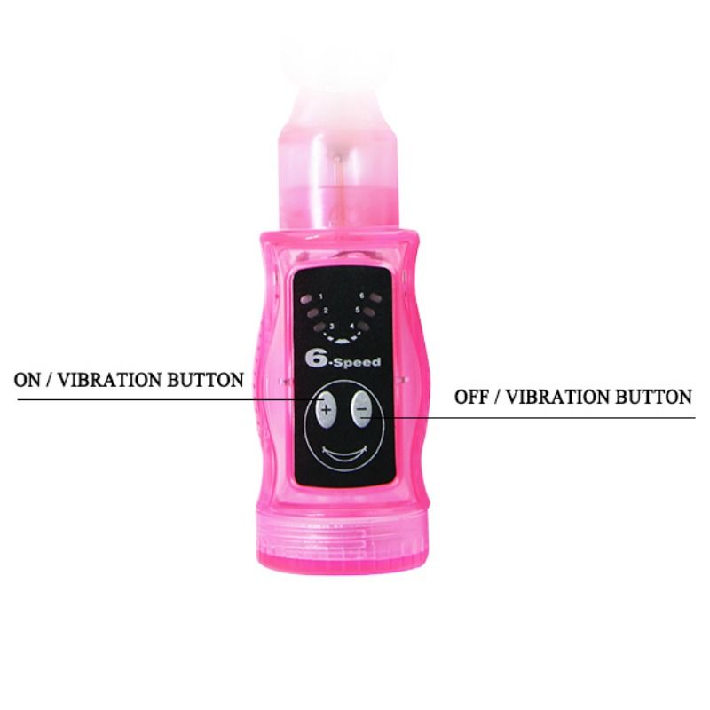 BAILE - DISTORTION DREIFACH ROSA STIMULATOR - Sexotim