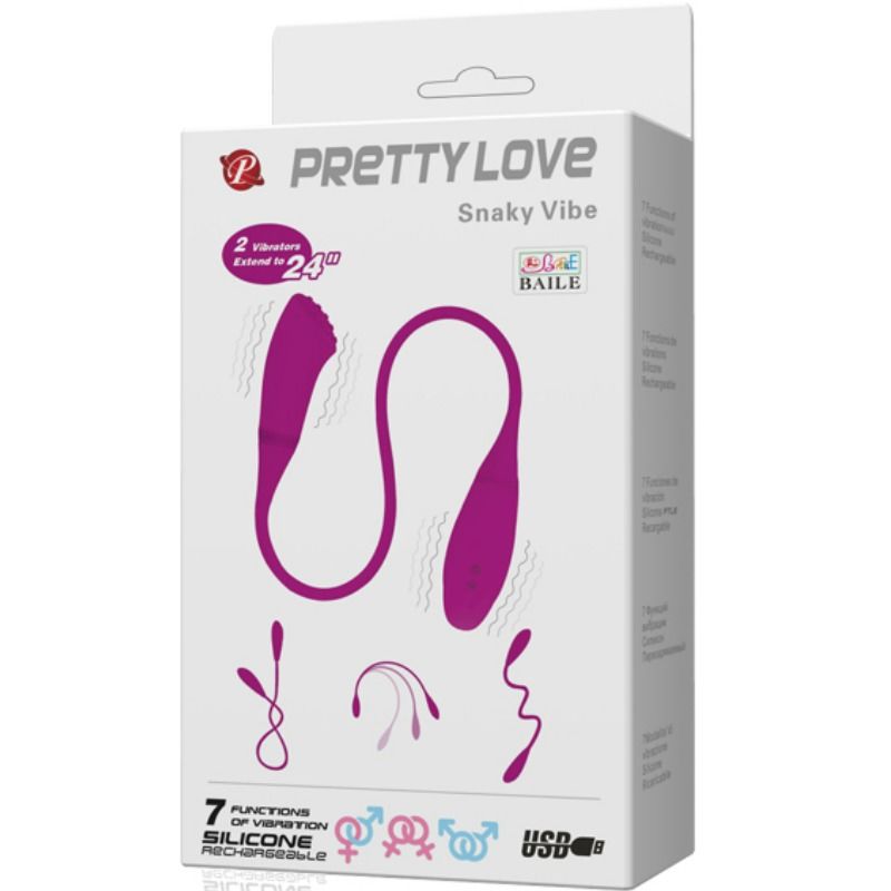 PRETTY LOVE - SMART SNAKY VIBE VIBRATOR 2 MOTOREN - Sexotim