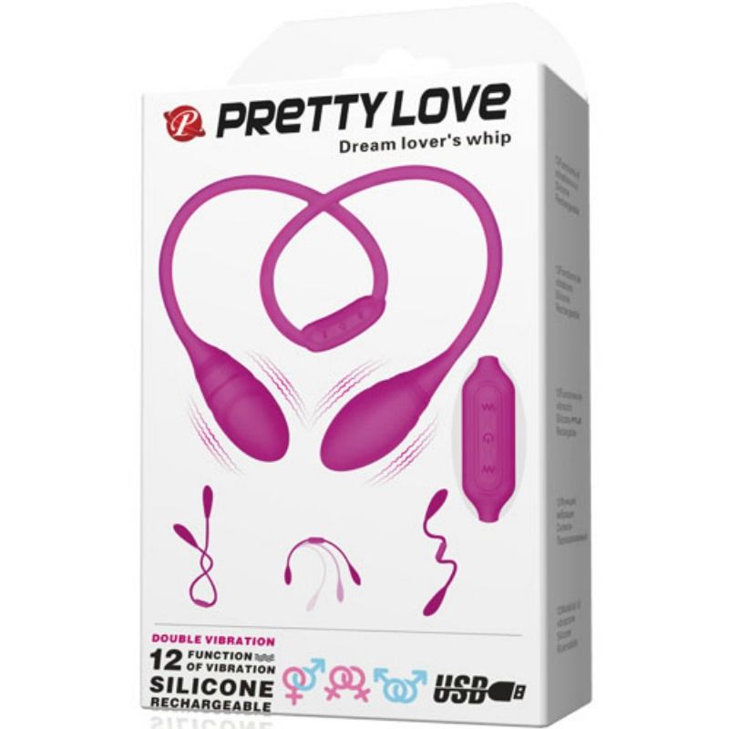 PRETTY LOVE - ESTIMULADOR UNISEX-PEITSCHE FÜR TRAUMLIEBHABER - Sexotim